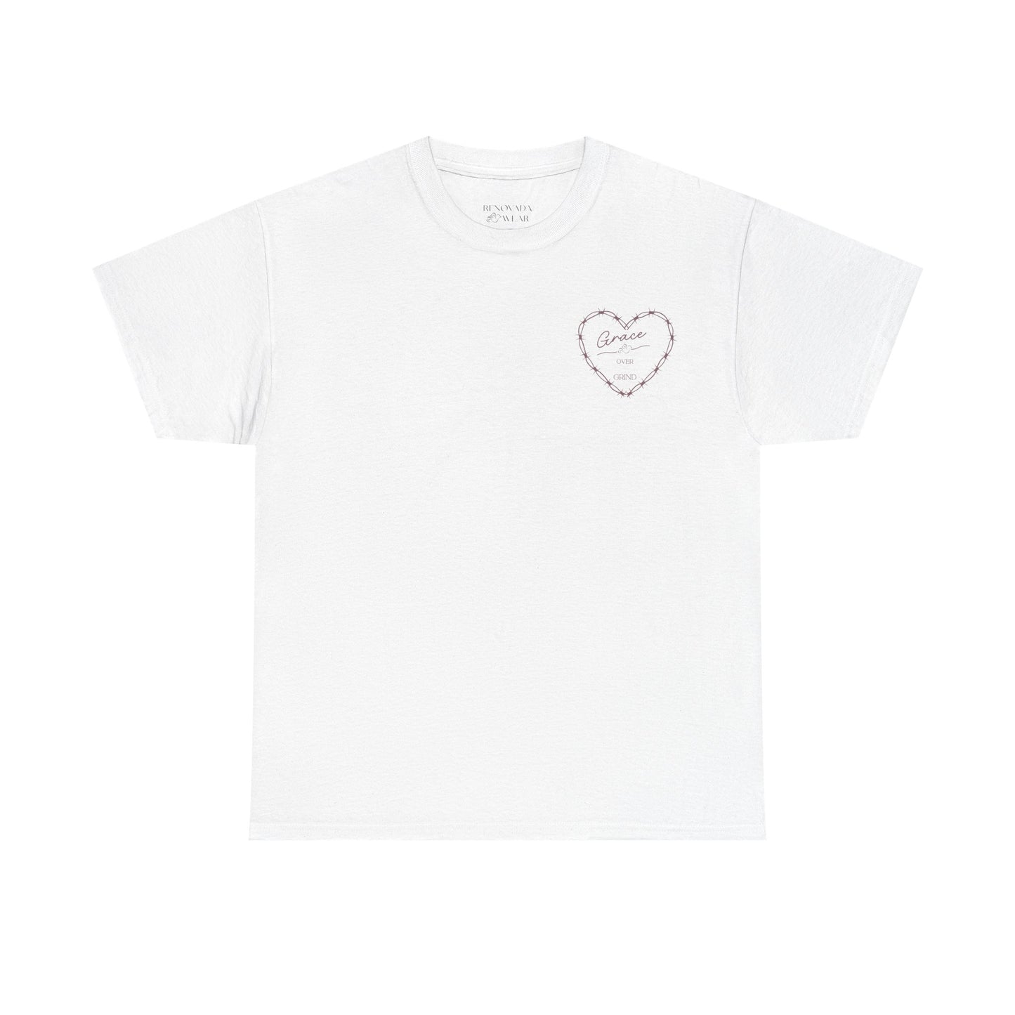 "Grace Over Grind" Heart Tee